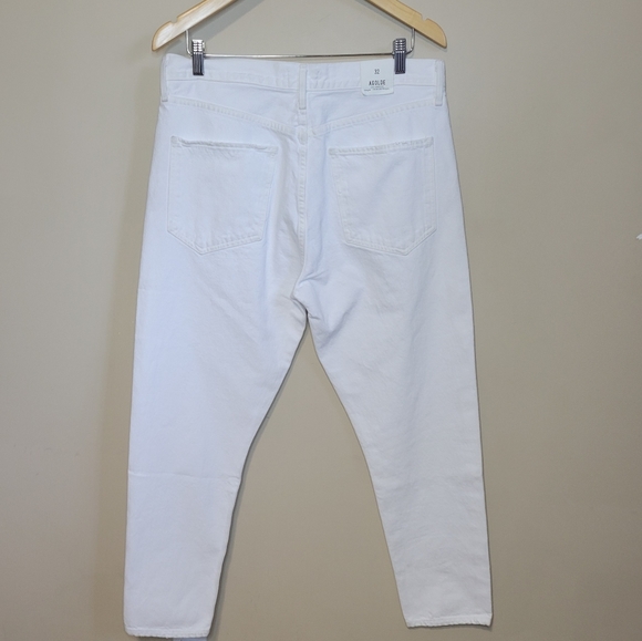 NWT Agolde Jamie Button Fly Distressed High Rise Size 32 - Picture 6 of 13